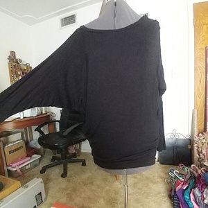 Long sleeve dolman top